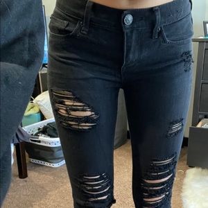 Black skinny jeans